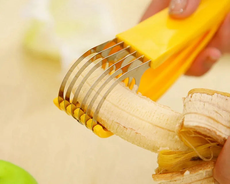 Multifunctional Stainless Steel Banana Slicer