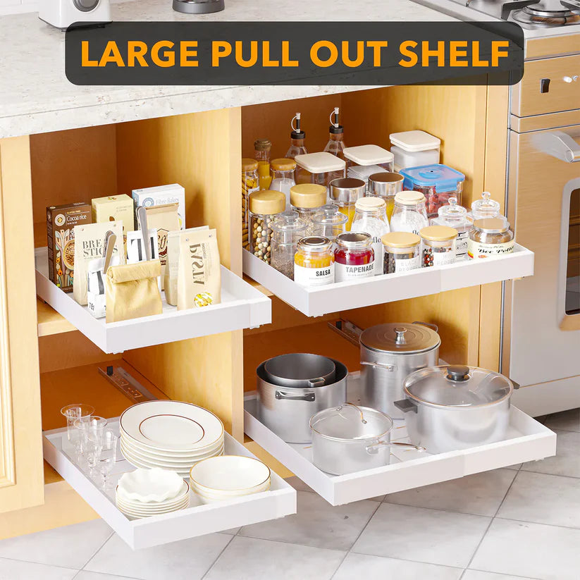 Multipurpose Pull-Out Cabinet Organizer