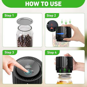 Electric Mason Jar Vacuum Sealer