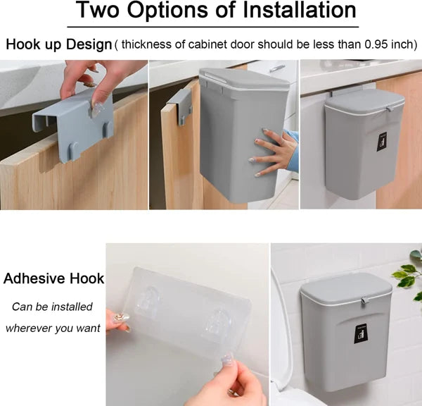 Wall Mounted Portable Mini Garbage Bins