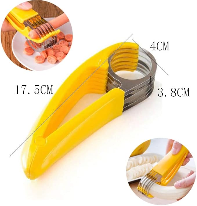 Multifunctional Stainless Steel Banana Slicer