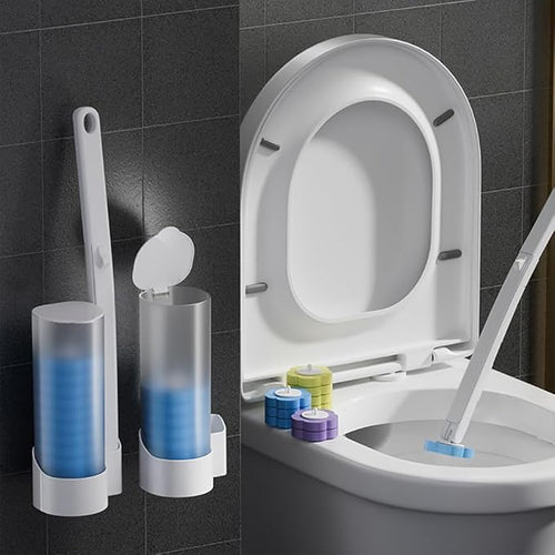 Disposable Toilet Brush Set