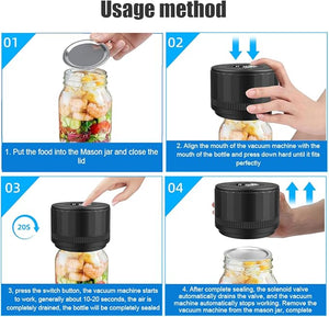 Electric Mason Jar Vacuum Sealer