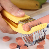 Multifunctional Stainless Steel Banana Slicer