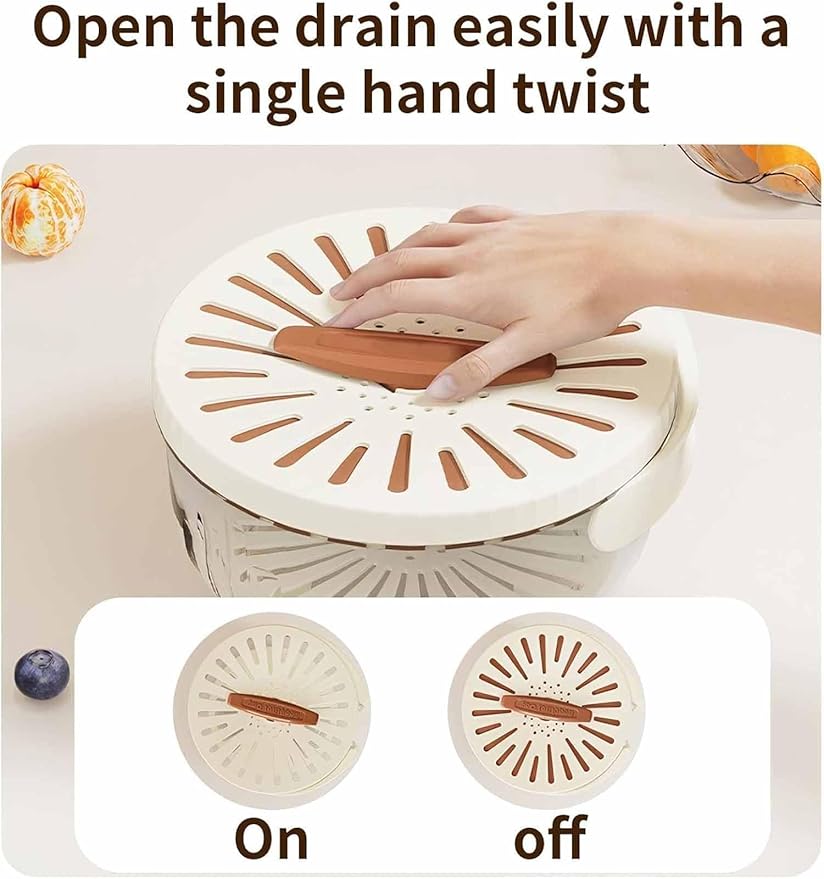 Multifunctional Fruit And Vegetable Washing Bowl