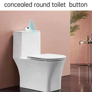 Automatic toilet flush button