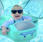 New Non-inflatable Baby swimming Float with Sun Canopy🌞