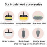Cleaning Brush | Fast cleaning | Handheld | Electric | USB-powered