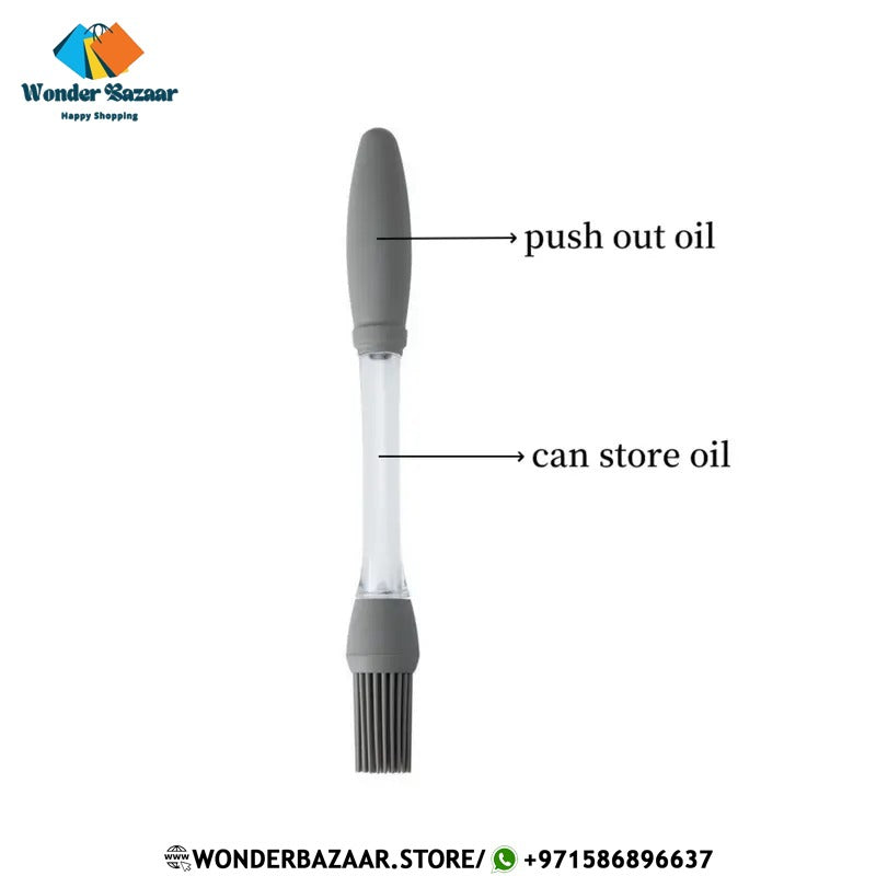 Silicone Round Head Basting  BBQ Oil Brush