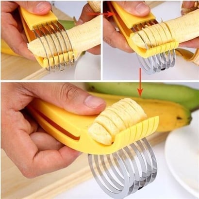 Multifunctional Stainless Steel Banana Slicer